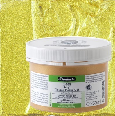 Schmincke Acryl Golden Flakes-Gel 250 ml