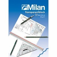 Transparentpapier Block 80 g/m² 25 Blatt DIN A4
