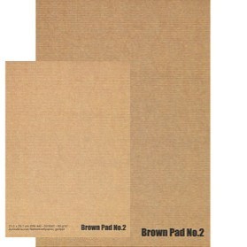 Skizzenblock Kraftpapier "Brown Pad" No.2 rau 90 g/m²