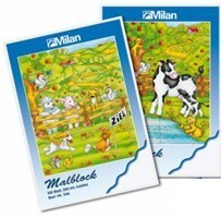 Milan Malblock 70 g DIN A4, 100 Blatt