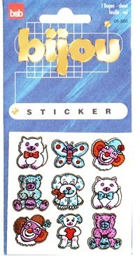 bsb 06-586 glänzende Sticker 1 Blatt